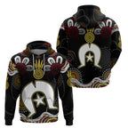 Torest Trait Islands Mix Aboriginal Pattern Zip Hoodie