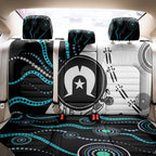 Aboriginal Pattern Torest  Strait Island Back Car Seat Cover