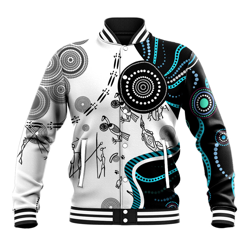 Aboriginal Pattern Torest  Strait Island Baseball Jacket