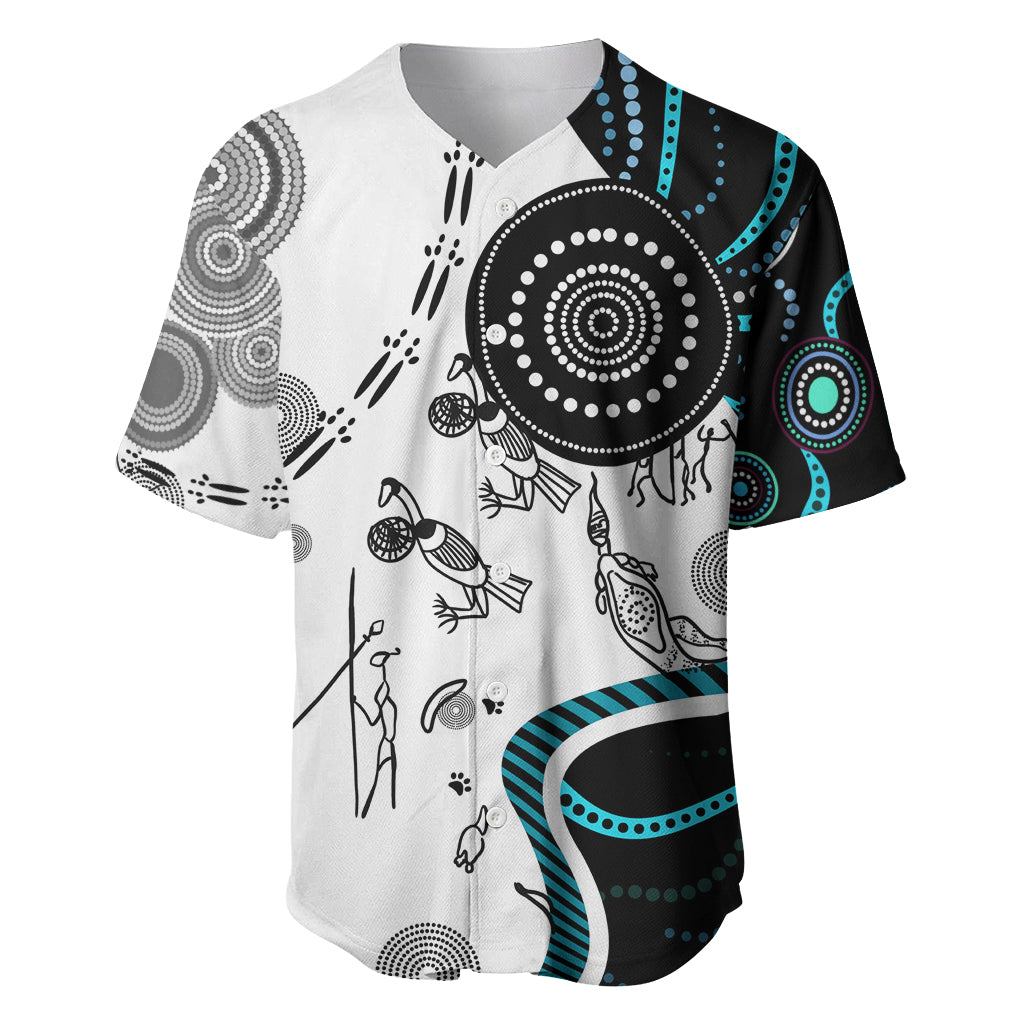 Aboriginal Pattern Torest  Strait Island Baseball Jersey