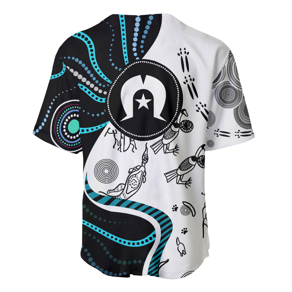 Aboriginal Pattern Torest  Strait Island Baseball Jersey