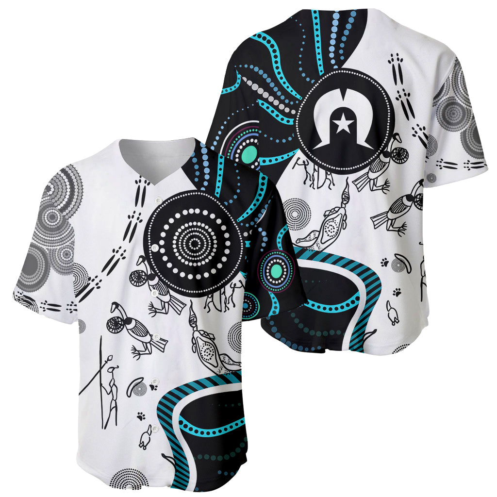 Aboriginal Pattern Torest  Strait Island Baseball Jersey
