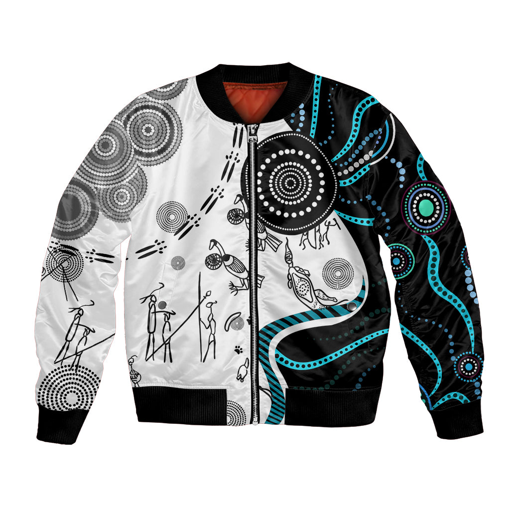 Aboriginal Pattern Torest  Strait Island Bomber Jacket