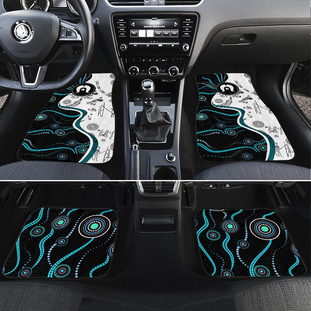 Aboriginal Pattern Torest  Strait Island Car Mats