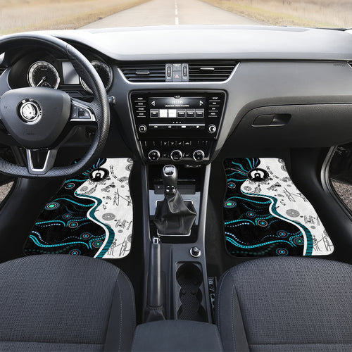 Aboriginal Pattern Torest  Strait Island Car Mats