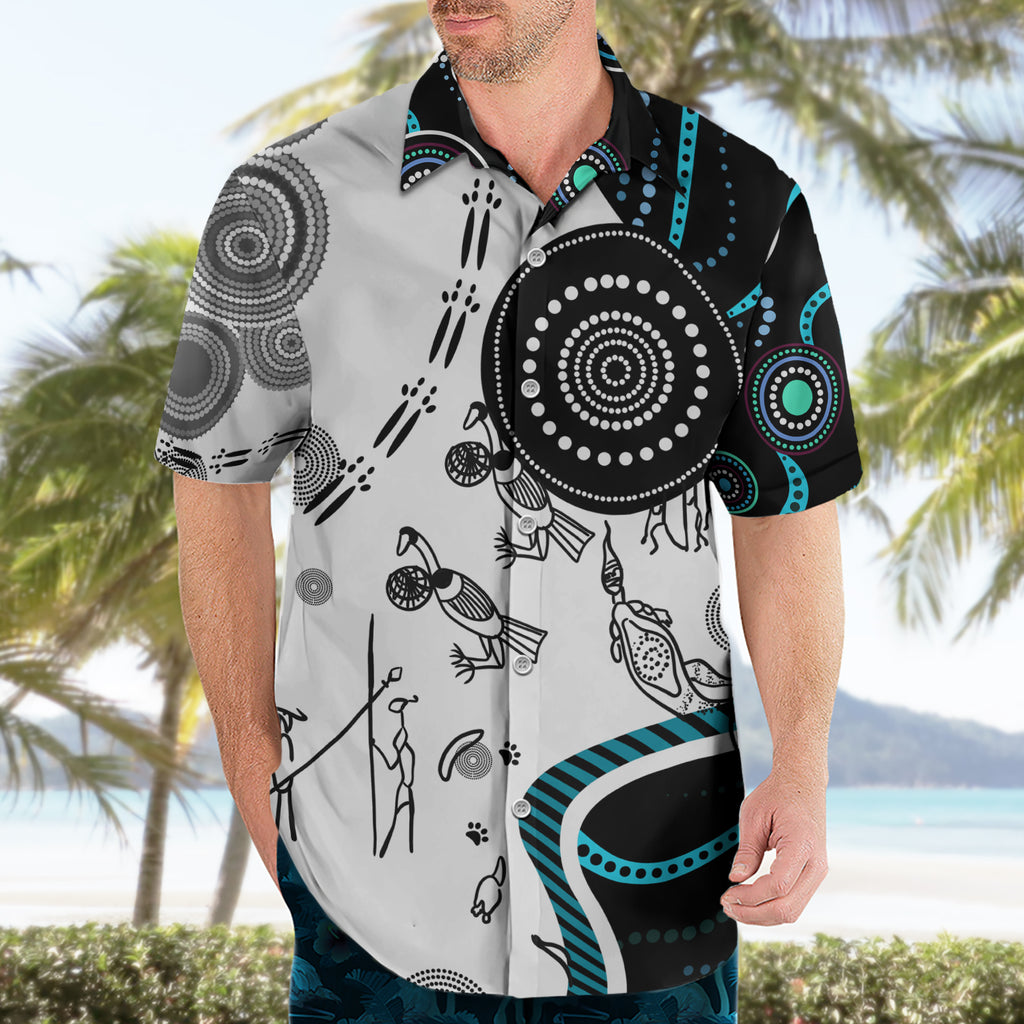 Aboriginal Pattern Torest  Strait Island Hawaiian Shirt