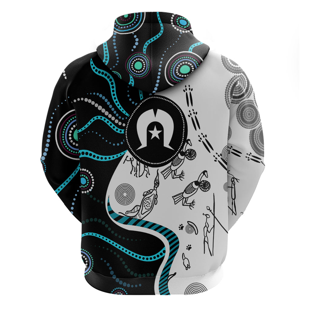 Aboriginal Pattern Torest  Strait Island Hoodie