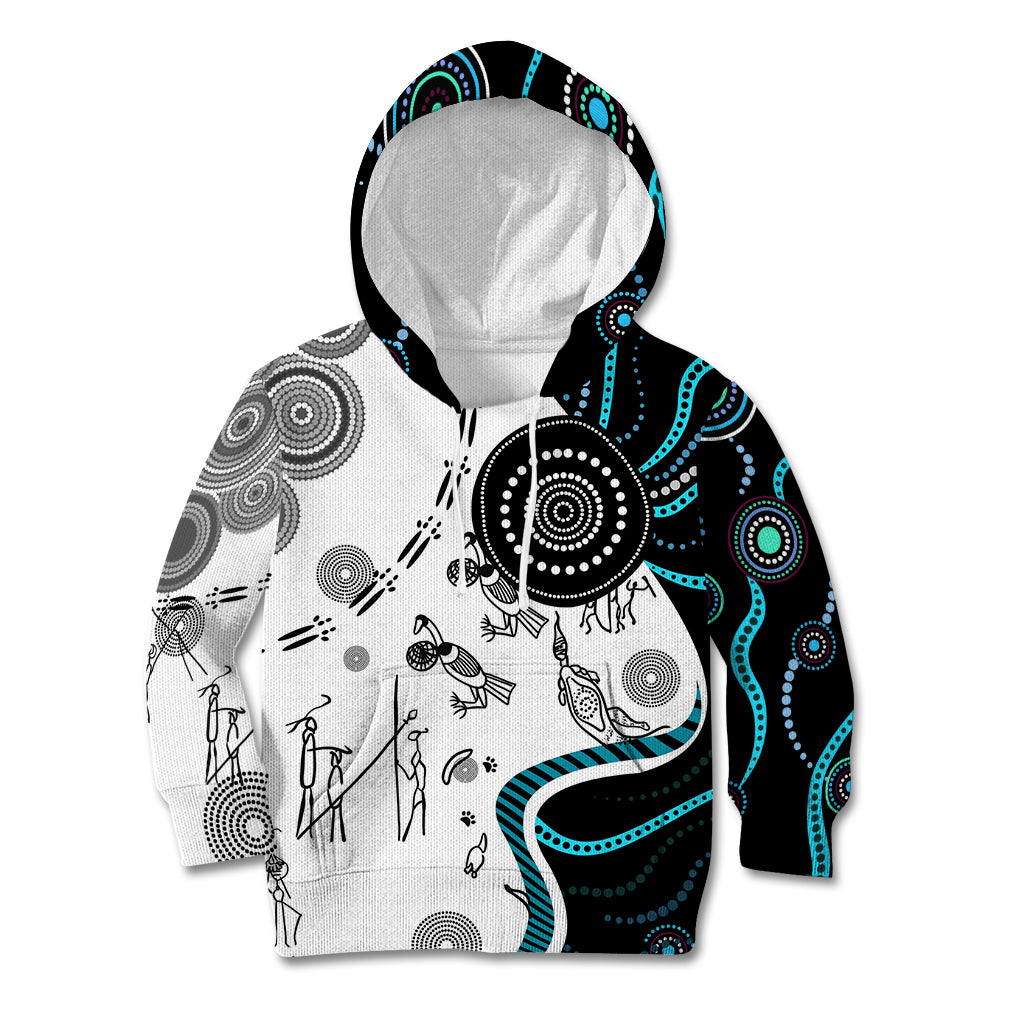 Aboriginal Pattern Torest  Strait Island Kid Hoodie