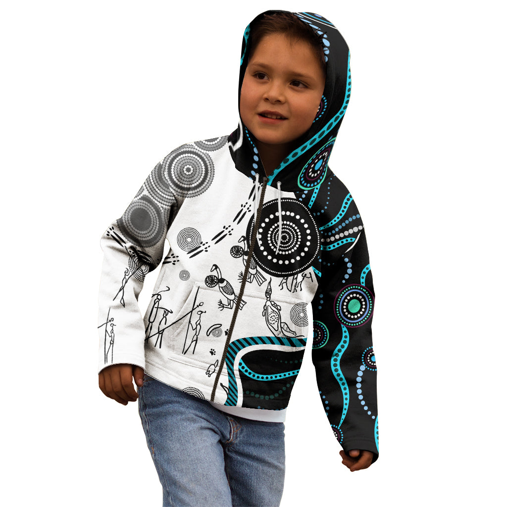 Aboriginal Pattern Torest  Strait Island Kid Hoodie
