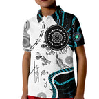 Aboriginal Pattern Torest  Strait Island Kid Polo Shirt