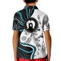 Aboriginal Pattern Torest  Strait Island Kid Polo Shirt