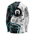 Aboriginal Pattern Torest  Strait Island Long Sleeve Shirt