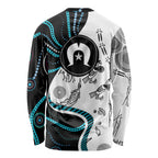 Aboriginal Pattern Torest  Strait Island Long Sleeve Shirt