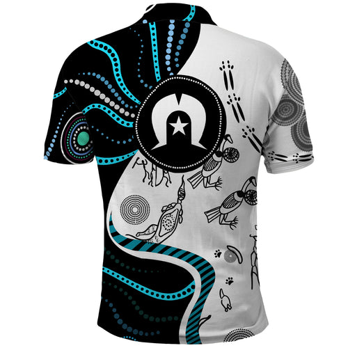 Aboriginal Pattern Torest  Strait Island Polo Shirt