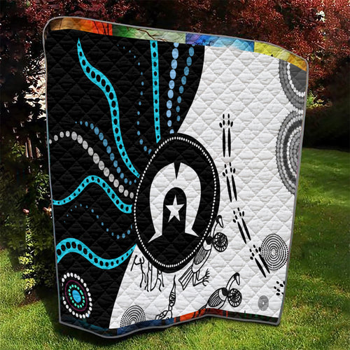 Aboriginal Pattern Torest  Strait Island Quilt