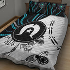 Aboriginal Pattern Torest  Strait Island Quilt Bed Set