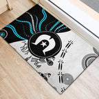 Aboriginal Pattern Torest  Strait Island Rubber Doormat