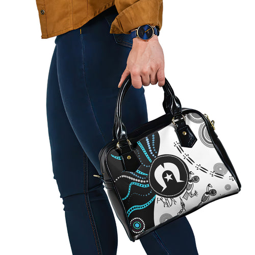 Aboriginal Pattern Torest  Strait Island Shoulder Handbag