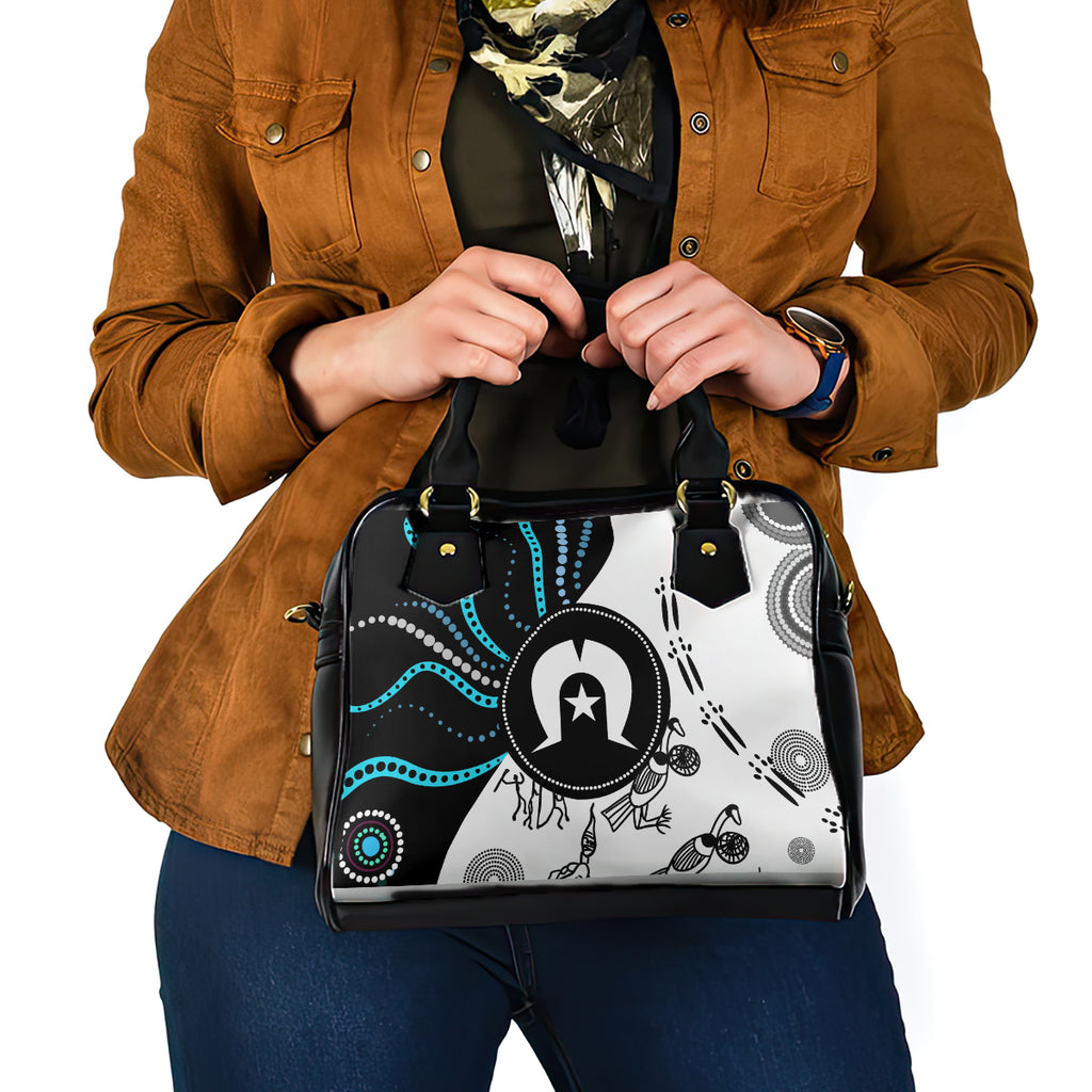 Aboriginal Pattern Torest  Strait Island Shoulder Handbag