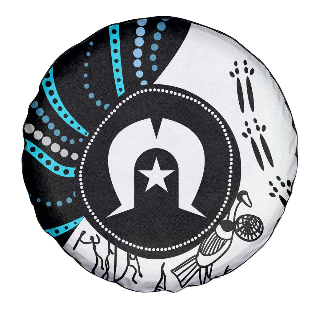 Aboriginal Pattern Torest  Strait Island Spare Tire Cover