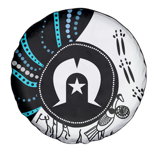Aboriginal Pattern Torest  Strait Island Spare Tire Cover