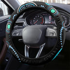 Aboriginal Pattern Torest Strait Island Steering Wheel Cover