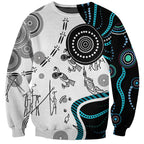 Aboriginal Pattern Torest  Strait Island Sweatshirt