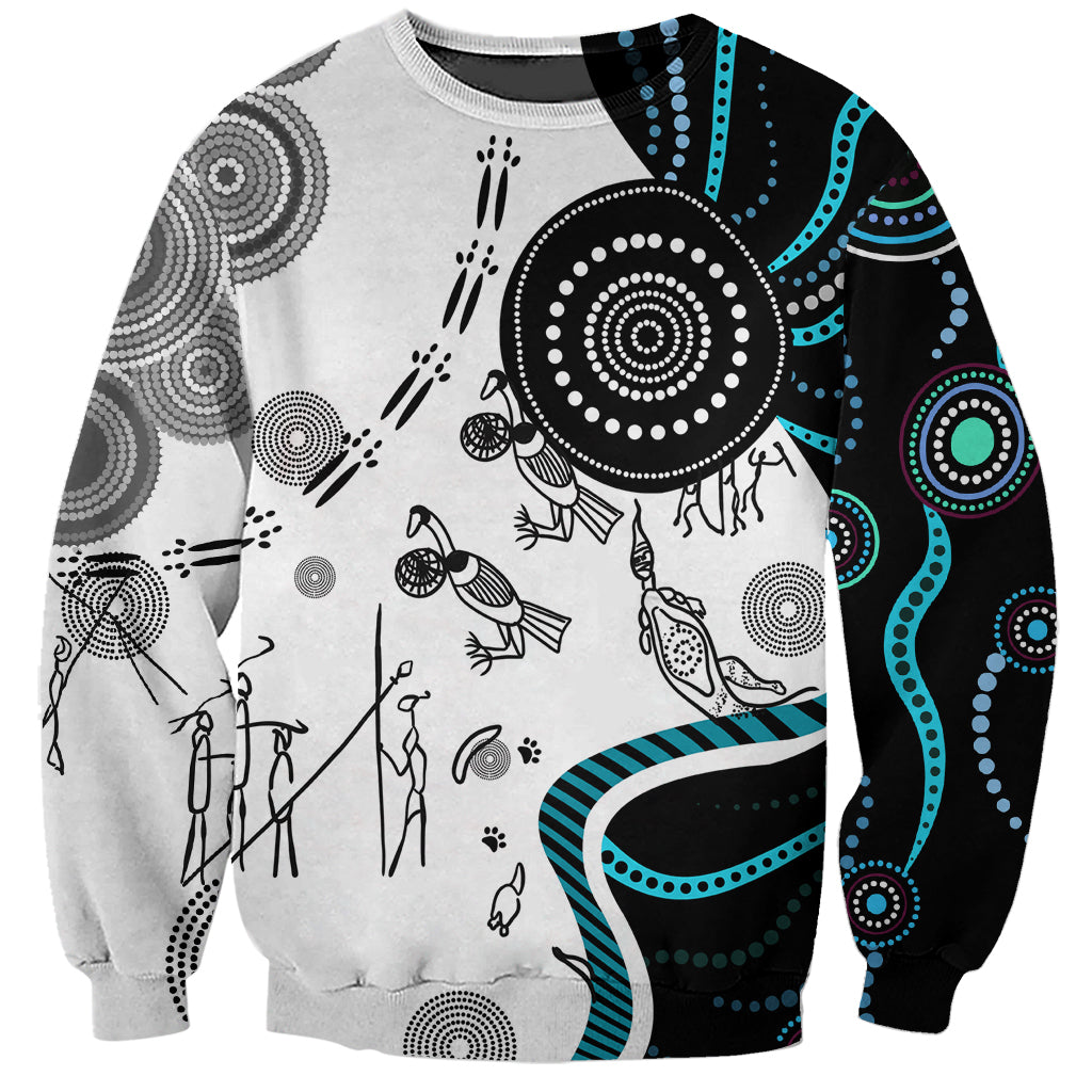 Aboriginal Pattern Torest  Strait Island Sweatshirt