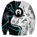Aboriginal Pattern Torest  Strait Island Sweatshirt