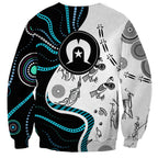 Aboriginal Pattern Torest  Strait Island Sweatshirt