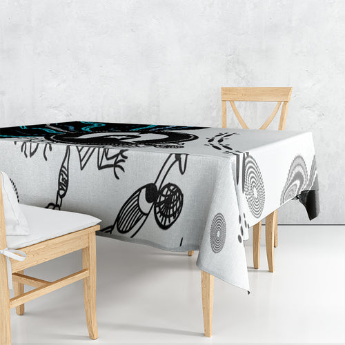 Aboriginal Pattern Torest  Strait Island Tablecloth