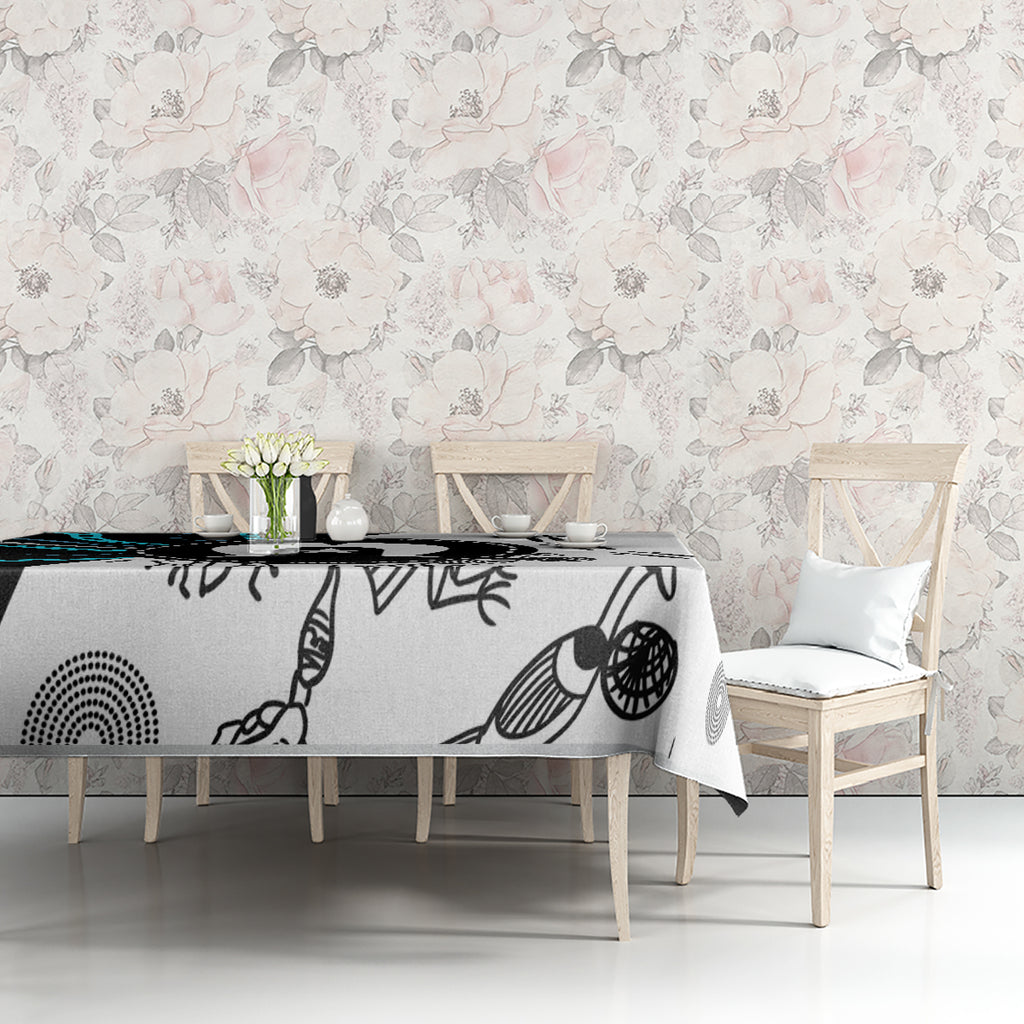 Aboriginal Pattern Torest  Strait Island Tablecloth