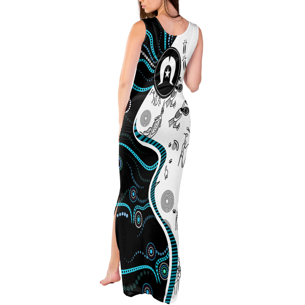 Aboriginal Pattern Torest  Strait Island Tank Maxi Dress