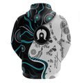 Aboriginal Pattern Torest  Strait Island Zip Hoodie