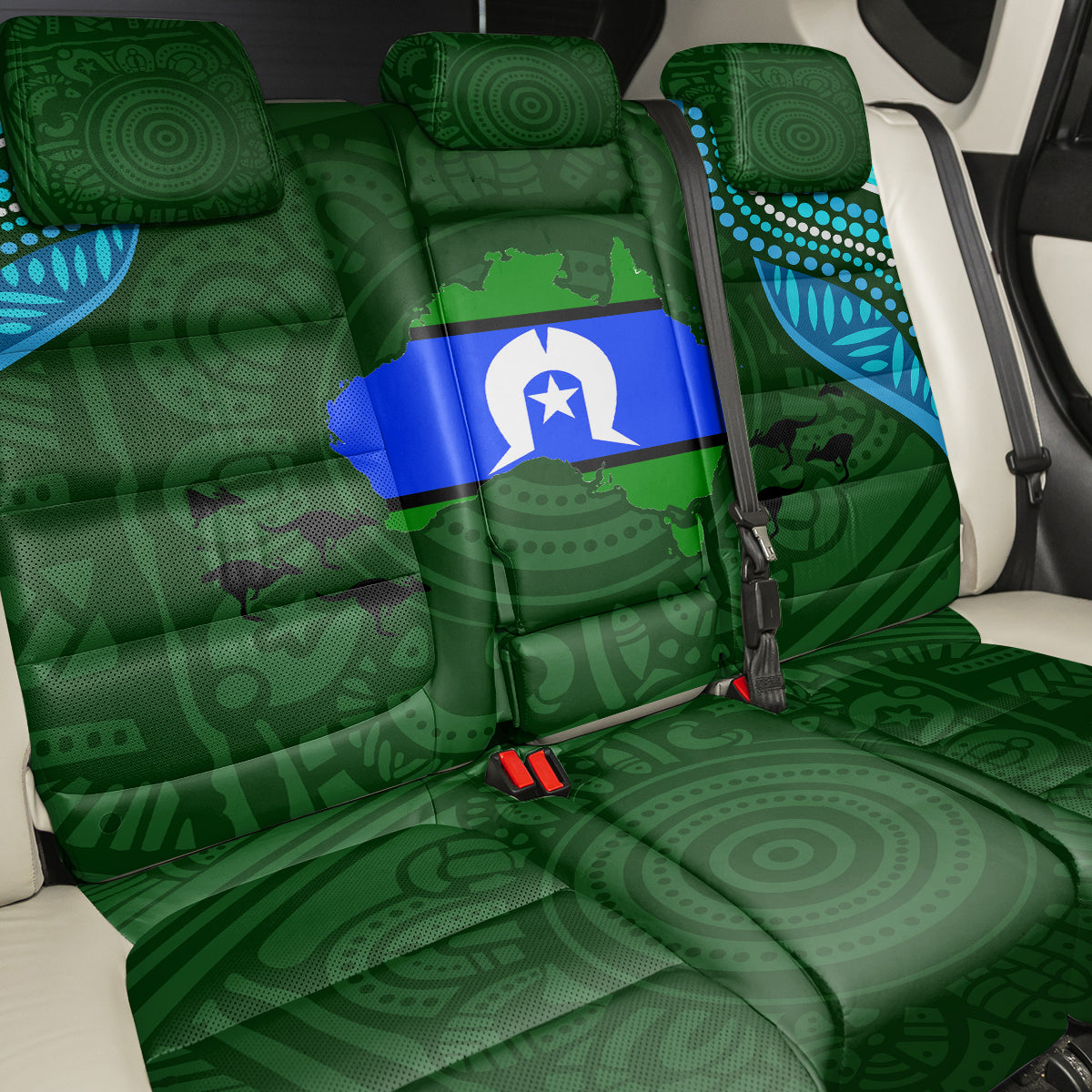 Torest Trait Islands Mix Aboriginal Pattern Back Car Seat Cover