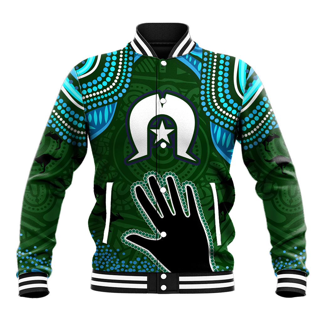 Torest Trait Islands Mix Aboriginal Pattern Baseball Jacket