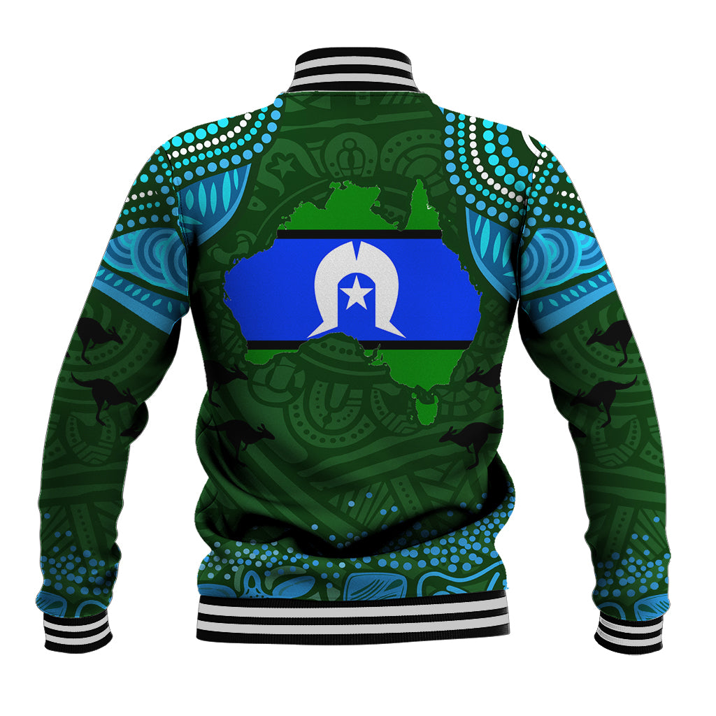 Torest Trait Islands Mix Aboriginal Pattern Baseball Jacket