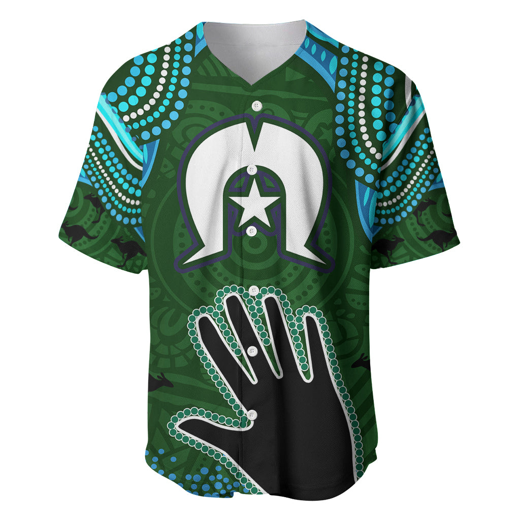 Torest Trait Islands Mix Aboriginal Pattern Baseball Jersey
