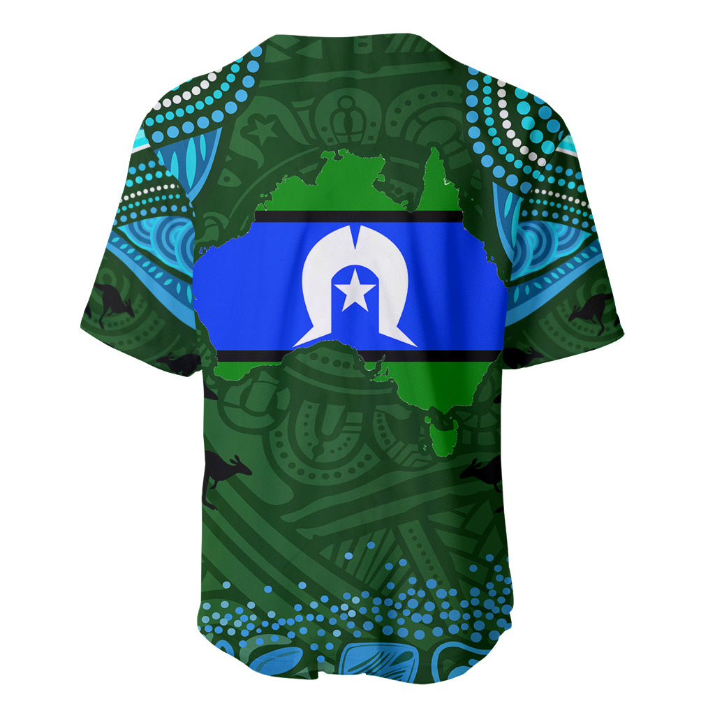 Torest Trait Islands Mix Aboriginal Pattern Baseball Jersey