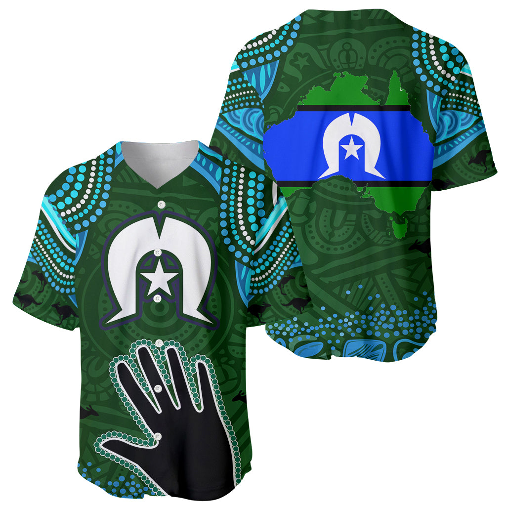 Torest Trait Islands Mix Aboriginal Pattern Baseball Jersey
