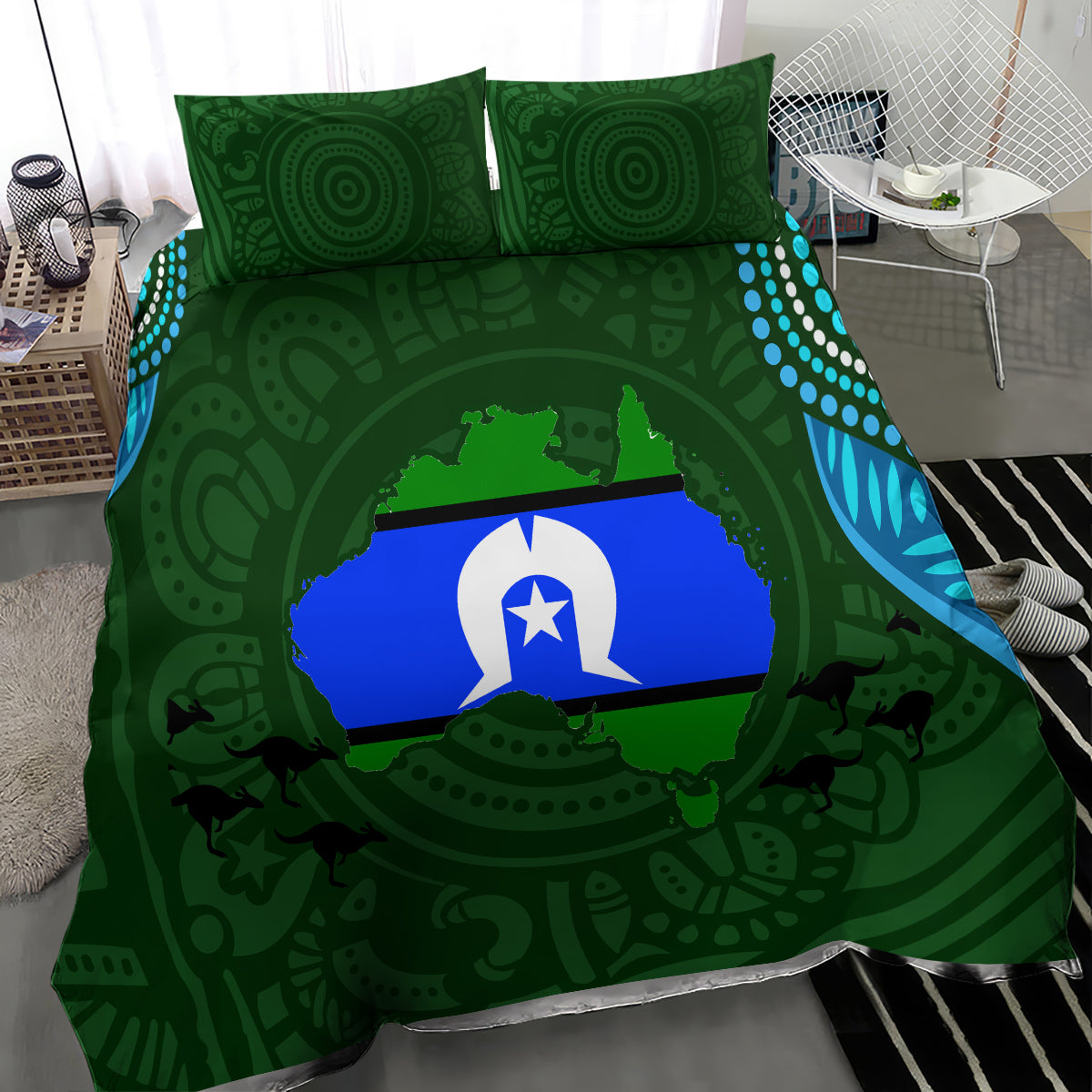 Torest Trait Islands Mix Aboriginal Pattern Bedding Set