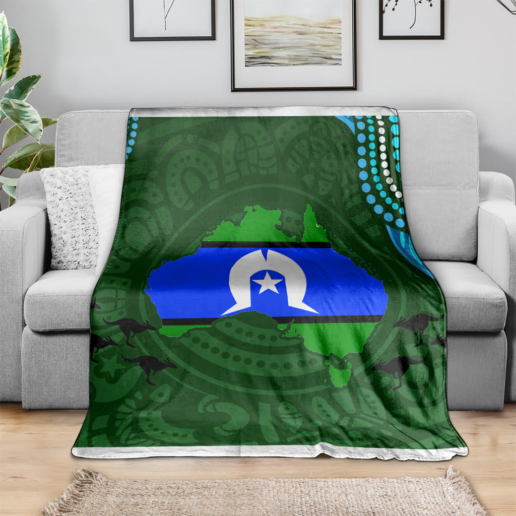 Torest Trait Islands Mix Aboriginal Pattern Blanket