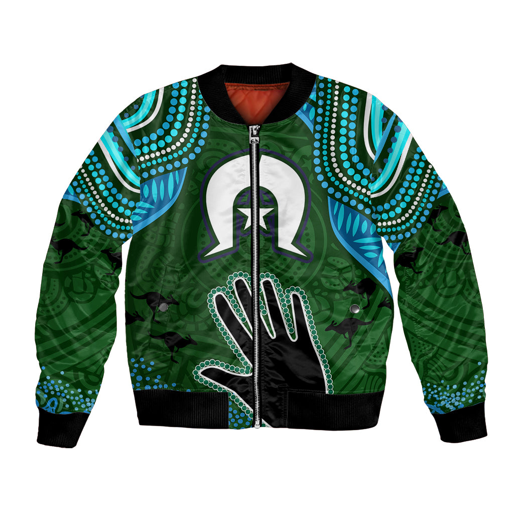 Torest Trait Islands Mix Aboriginal Pattern Bomber Jacket