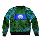 Torest Trait Islands Mix Aboriginal Pattern Bomber Jacket