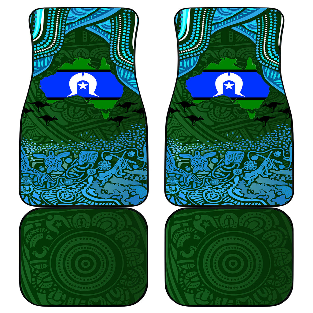 Torest Trait Islands Mix Aboriginal Pattern Car Mats