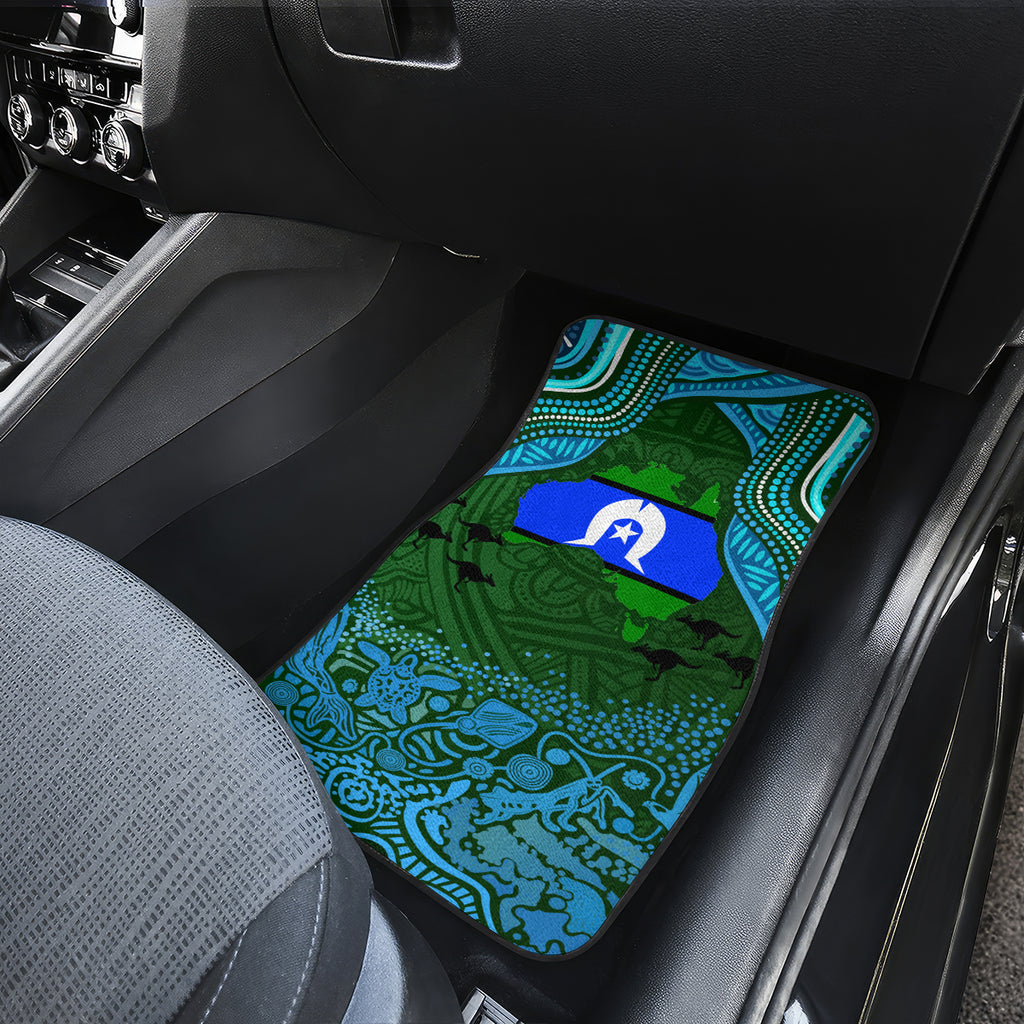 Torest Trait Islands Mix Aboriginal Pattern Car Mats