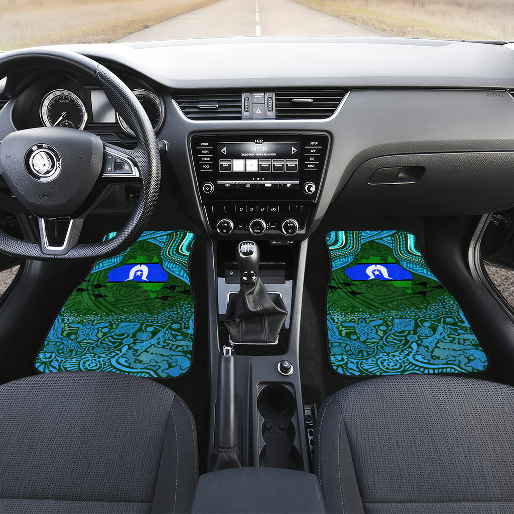 Torest Trait Islands Mix Aboriginal Pattern Car Mats
