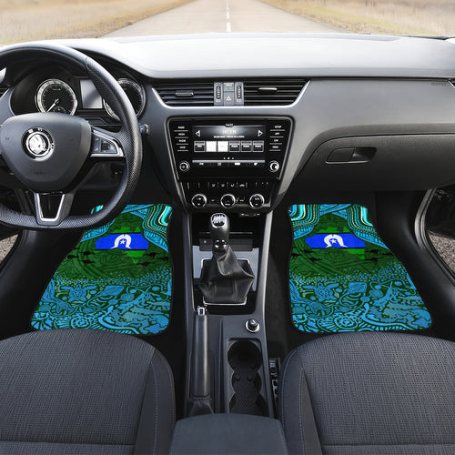 Torest Trait Islands Mix Aboriginal Pattern Car Mats