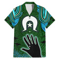 Torest Trait Islands Mix Aboriginal Pattern Family Matching Mermaid Dress and Hawaiian Shirt