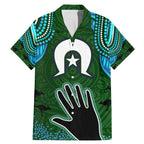 Torest Trait Islands Mix Aboriginal Pattern Family Matching Mermaid Dress and Hawaiian Shirt